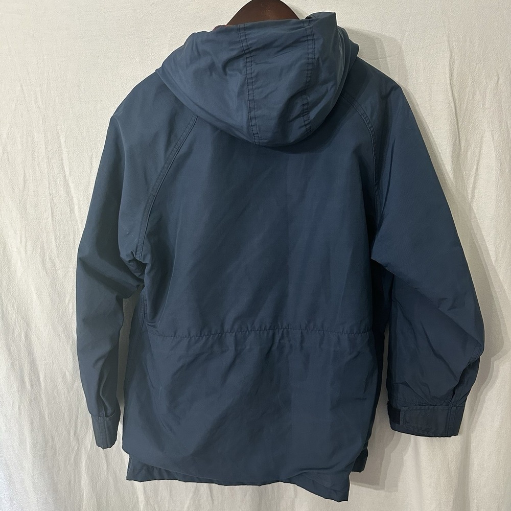 Vintage Woolrich Navy Wool Blend Lined Jacket Women's Size M - Picture 8 of 10